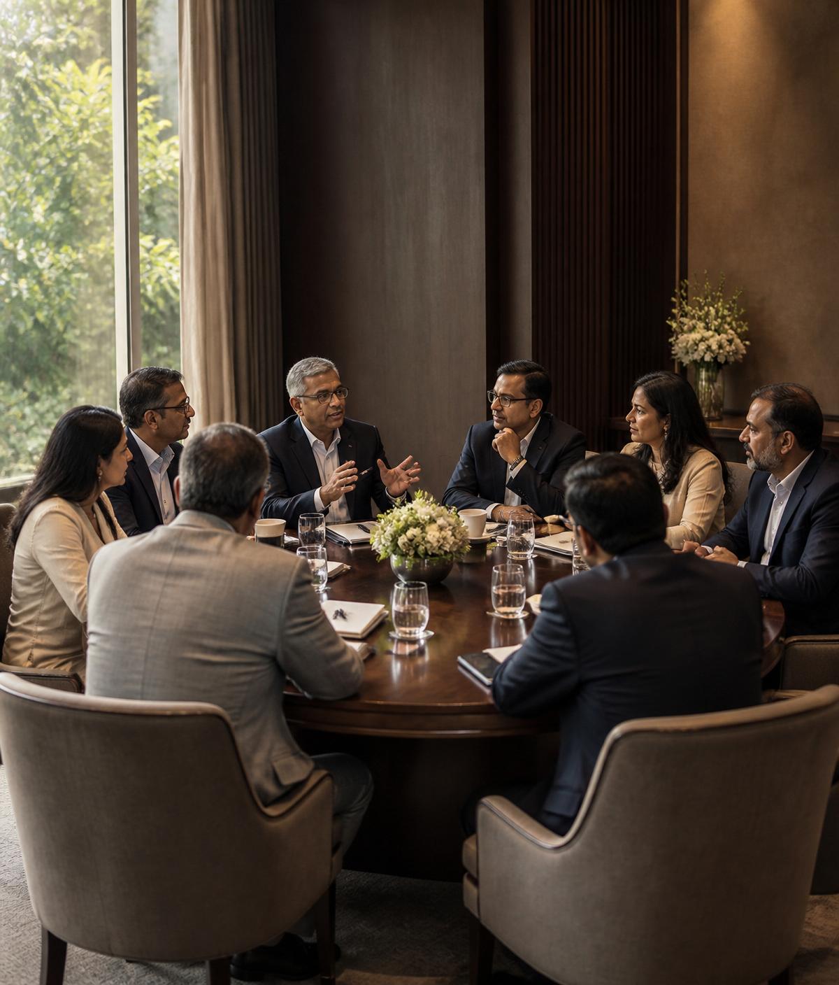 EO members in a confidential Forum discussion